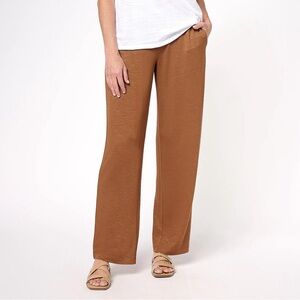 Women's Brown Wide-Leg Pants